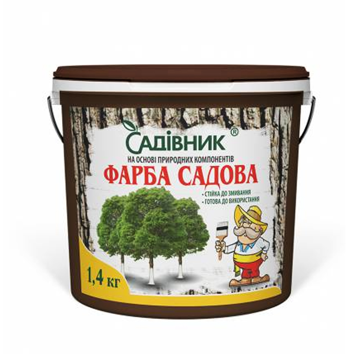Купити засіб для обробки саду та городу Садова фарба 1,4 кг Садівник у м Рівне: купити в Агропідтримка