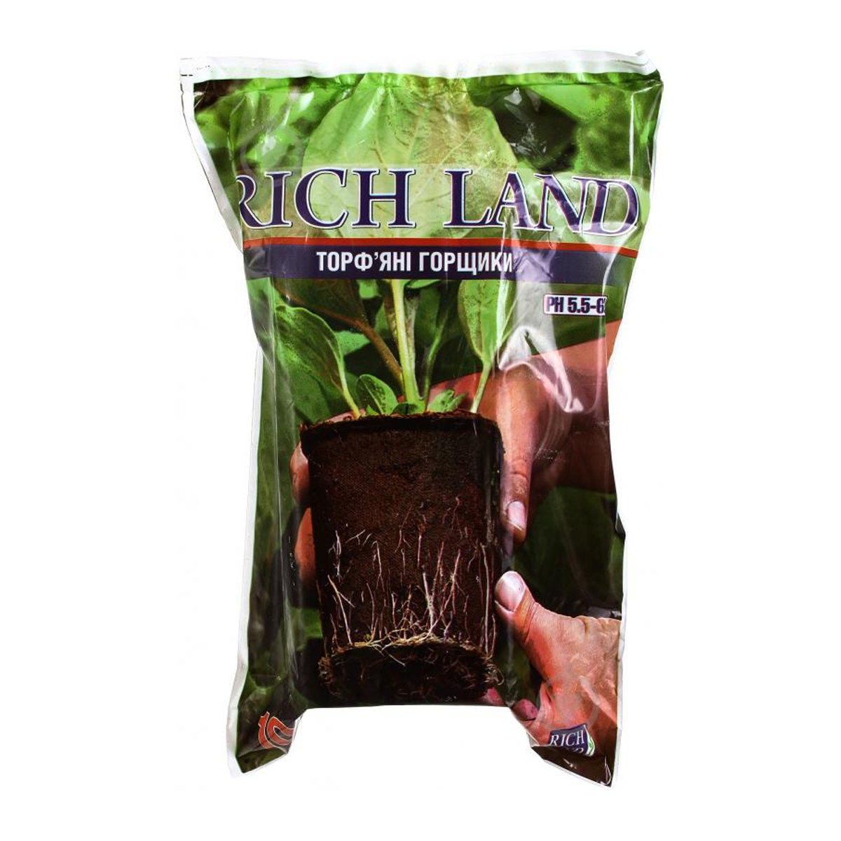Купити Торфʼяні горщики Rich Land 8*8 см, круг. 10 горщиків у м Рівне: ціни від Агропідтримка