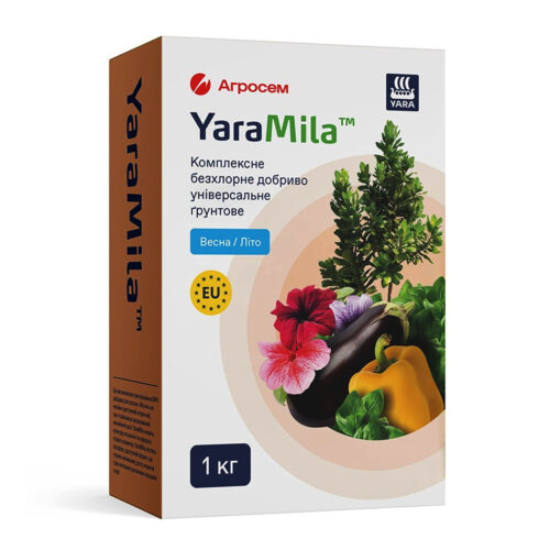Купити YaraMila комплексне безхлорне добриво універсальне грунтове Весна-Літо 1 кг у м Рівне: ціни від Агропідтримка