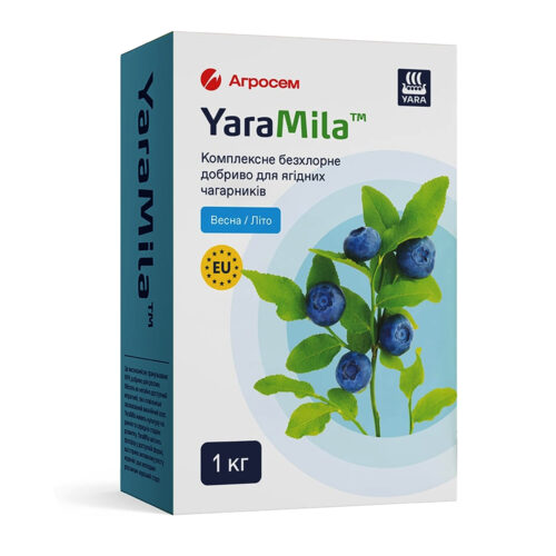 Купити YaraMila комплексне безхлорне добриво для лохини, чорниці, ягідних чагарників Весна-Літо 1 кг у м Рівне: купити в магазині Агропідтримка