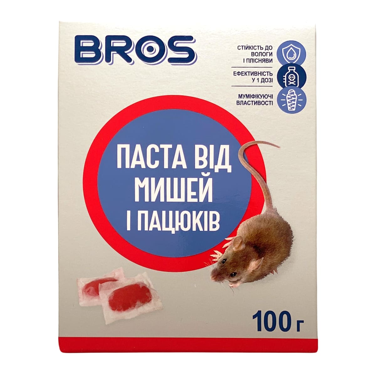 Пастка від мишей і пацюків 100 г