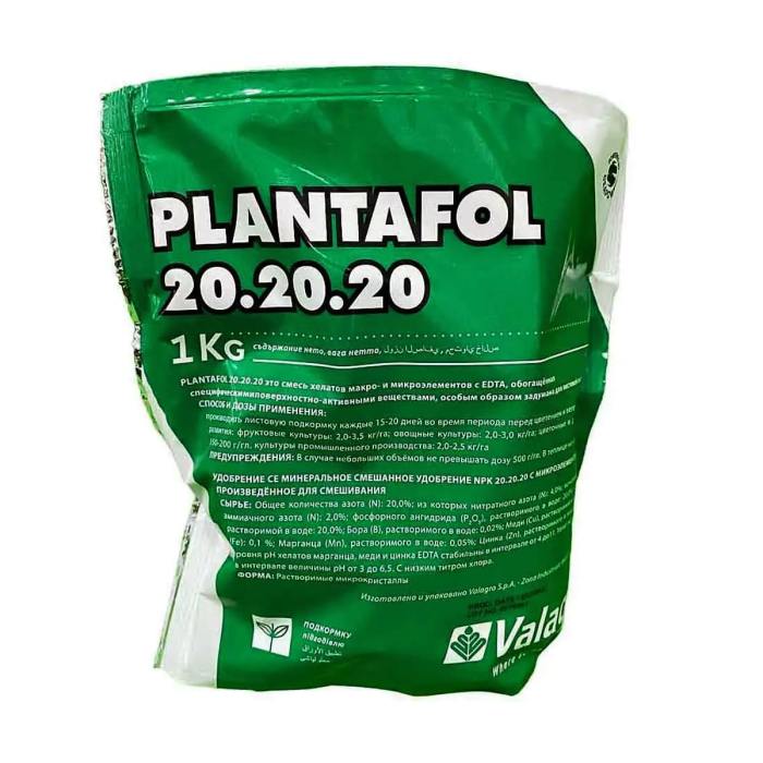 Добриво Plantafol 20+20+20, 1кг, Італія