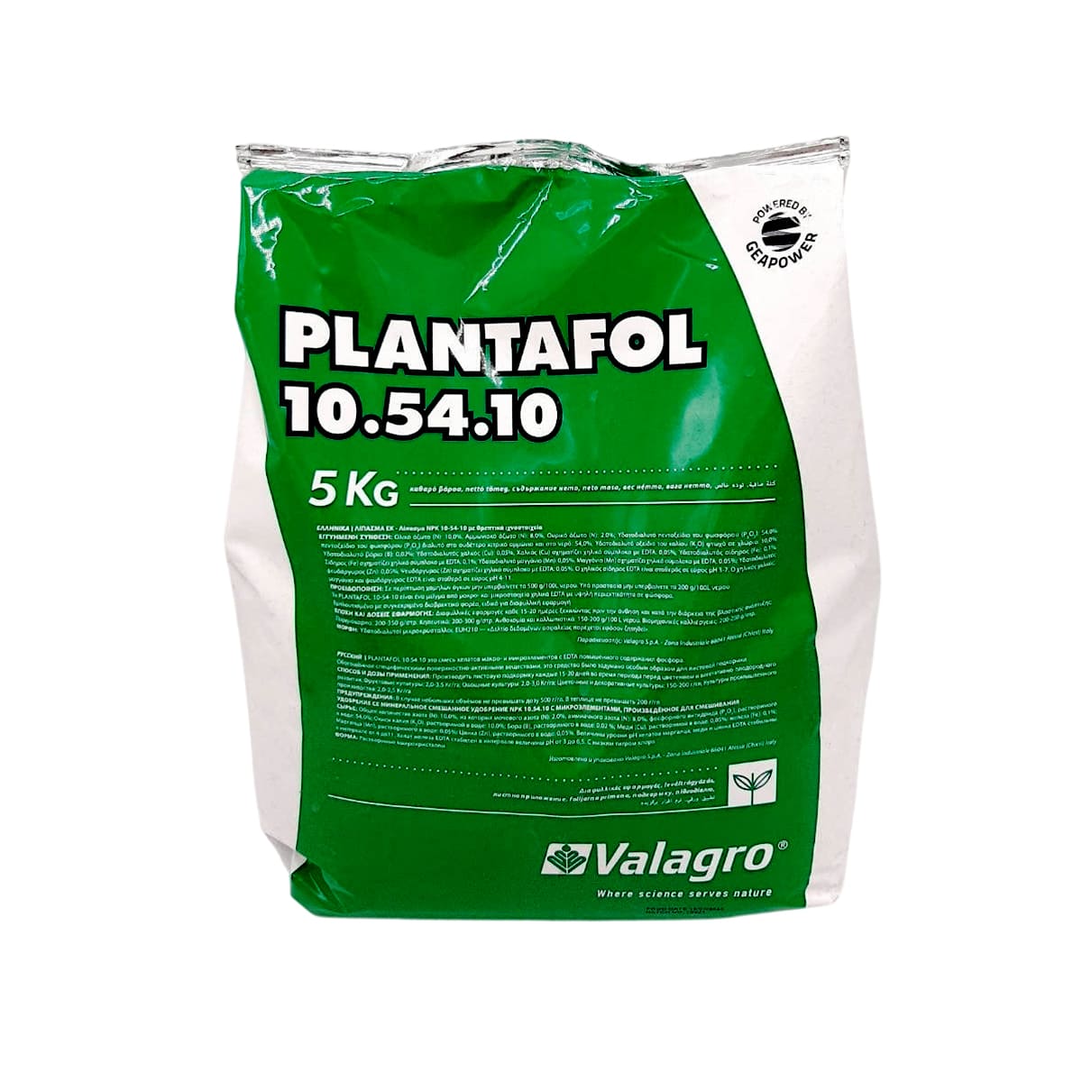 Plantafol 10+54+10 5кг Італія