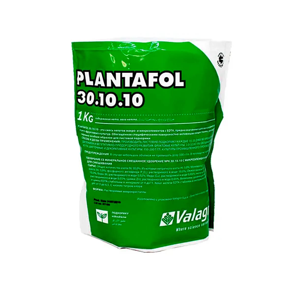 Plantafol 30+10+10 1кг Італія