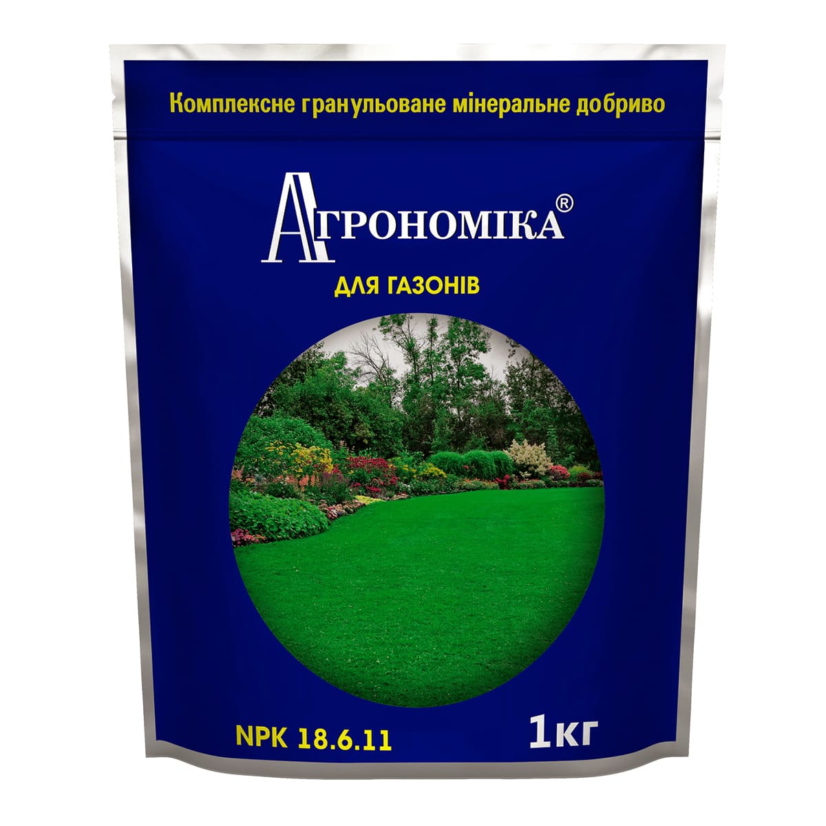Добриво для газонів Агрономіка 18.6.11, 1кг