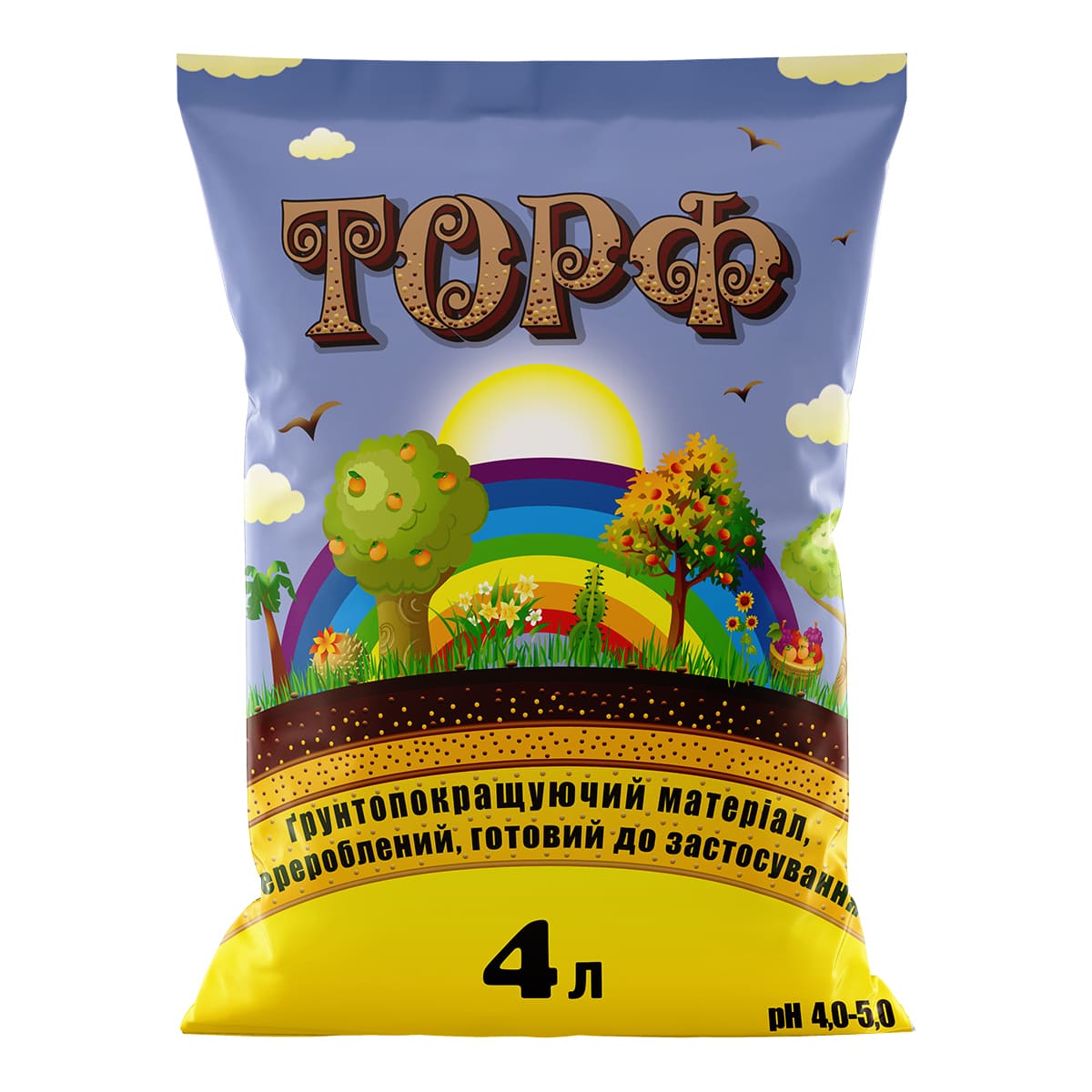 Торф 4 л