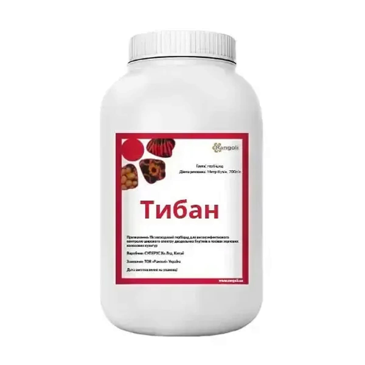 Гербіцид Тибан 0.5кг ефективний захист від бур'янів, ціна з ПДВ